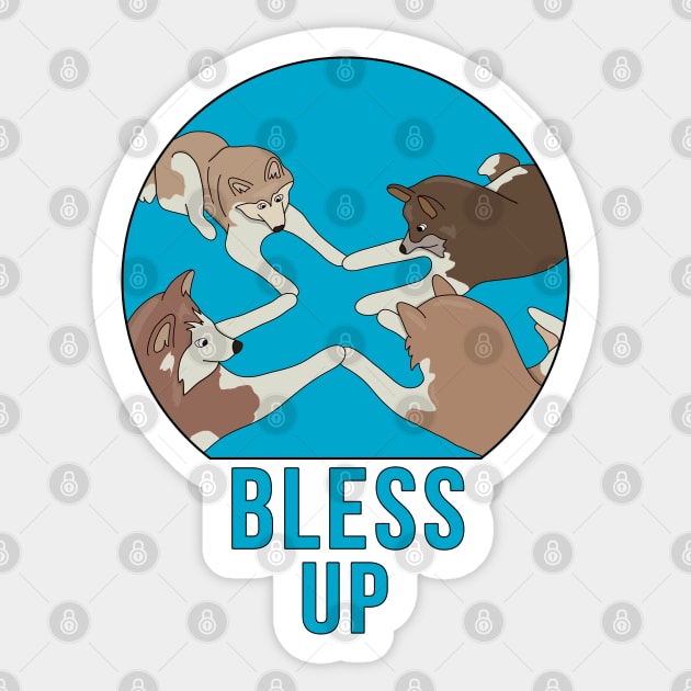 Bless Up Sticker by DiegoCarvalho